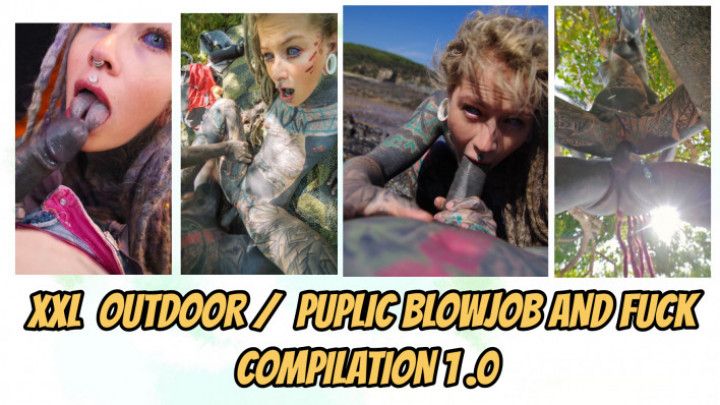 OUTDOOR COMPILATION 1.0 - BJ anal fuck