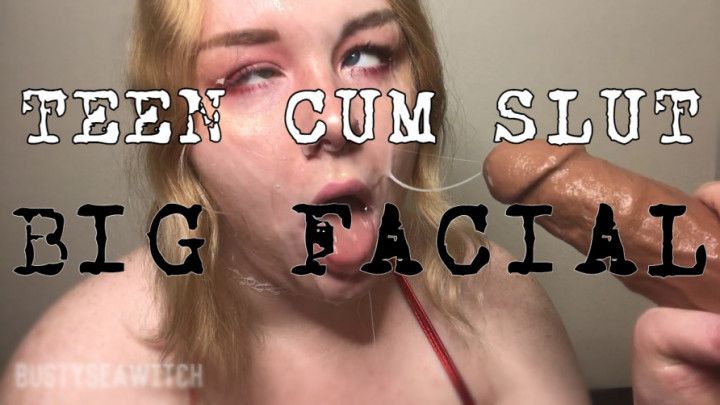 Teen Sluts BIG Facial | JOI