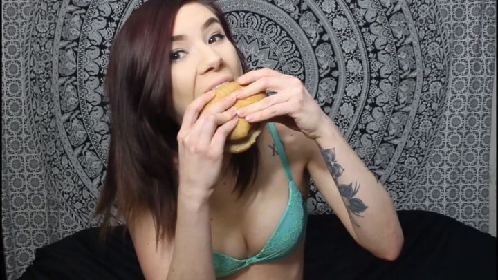 Burger Eating