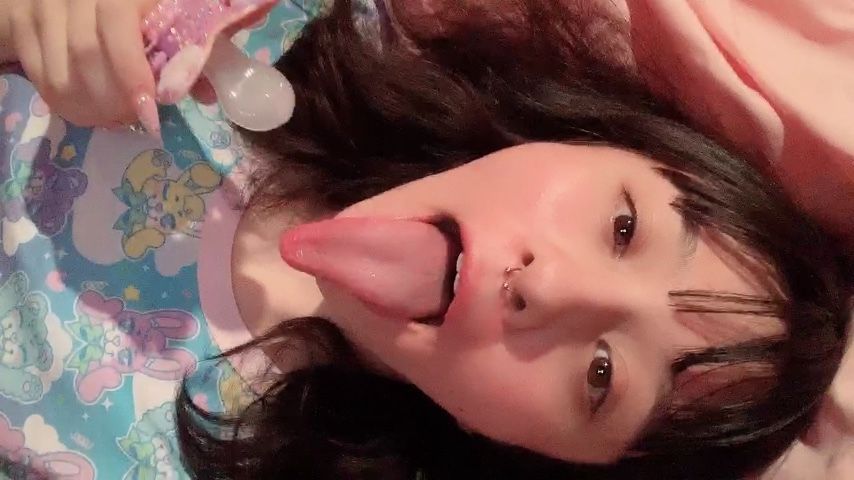 Ddlg tongue video with paci and ahegao