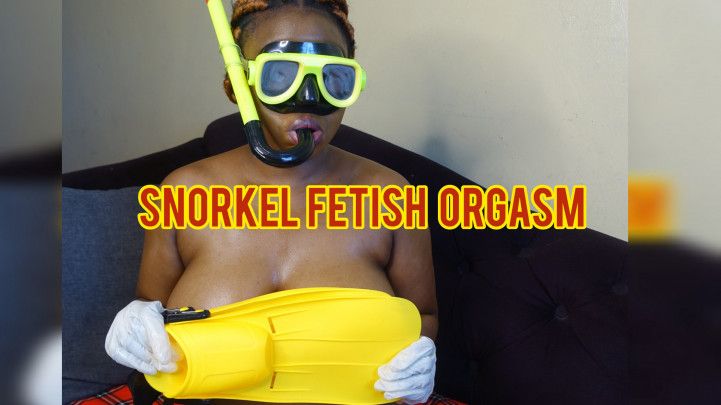 Snorkel Gear fetish Masturbation