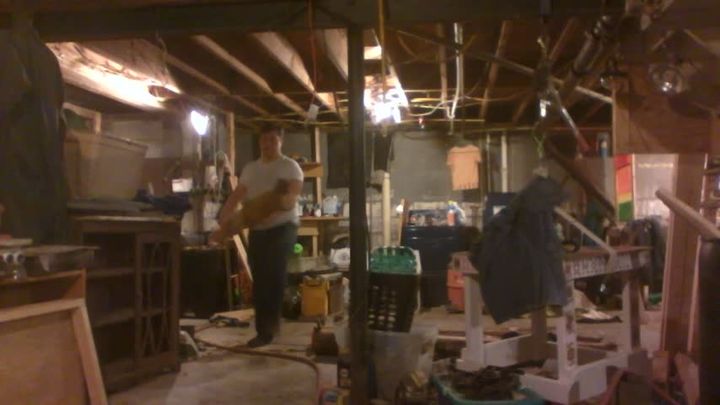 Cleaning basement