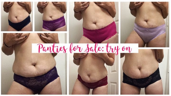 Panties for Sale: Try On