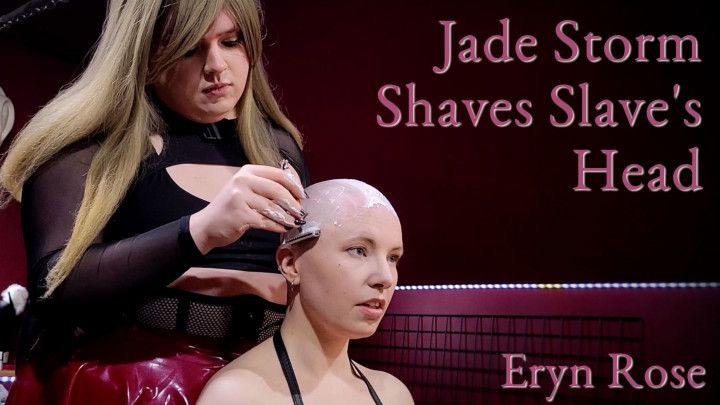 Jade Storm Shaves Slave's Head