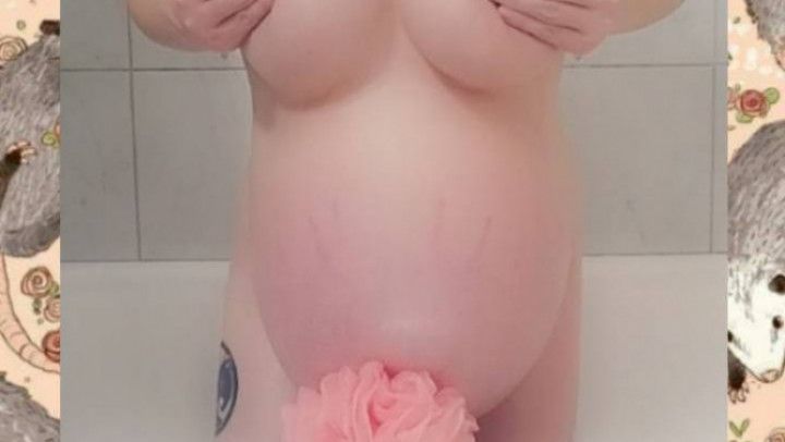 Pregnant Shower Voyeurism