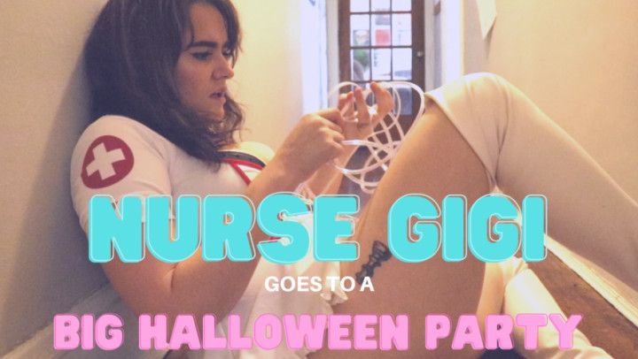 Nurse Gigi Goes to a BIG Halloween Party