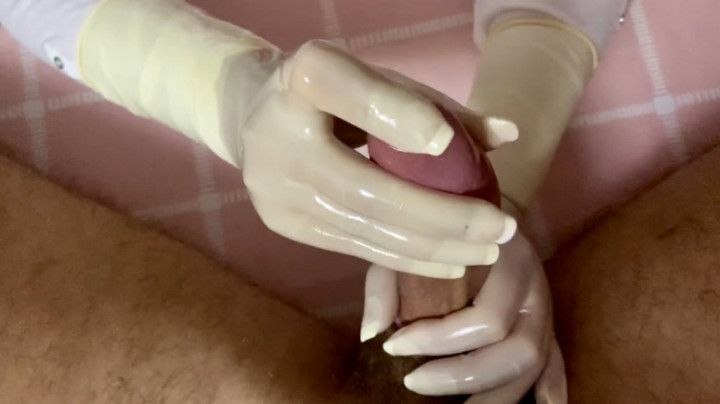 Surgical Gloves Condom Handjob