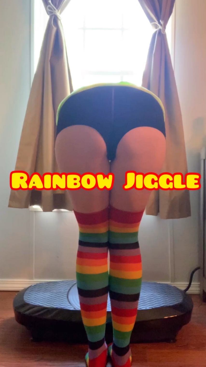 Rainbow Jiggle Tits