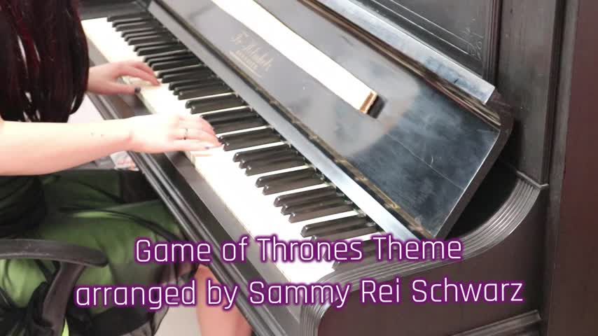 My Game of Thrones piano arrangement