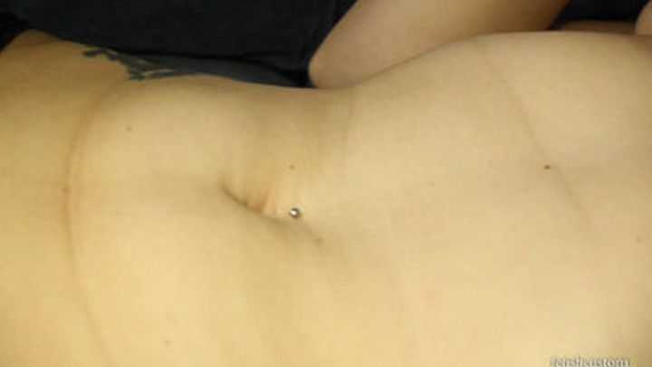 Ammalia Plays with Ball in Belly Button