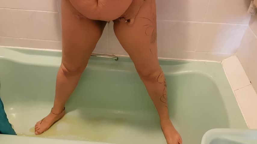 Getting wet and covered in cum