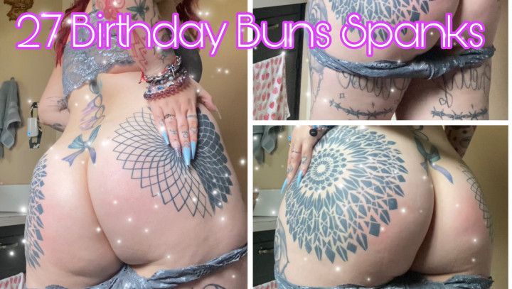 27 Birthday Butt Spankings