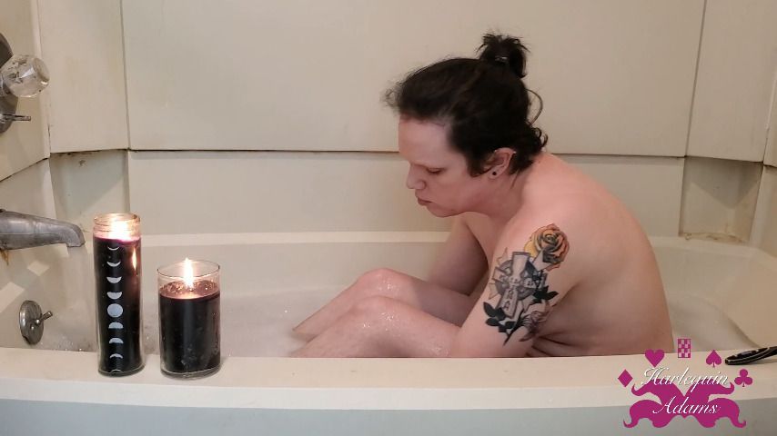 ASMR Candlelit Bath and Shaving