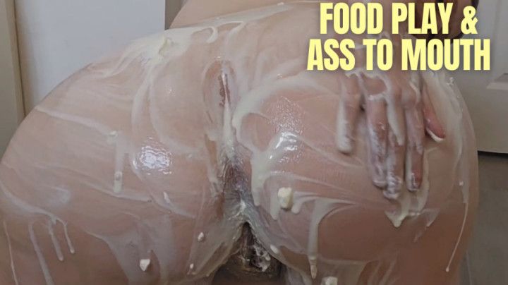 Messy Food Play and Ass Fingering