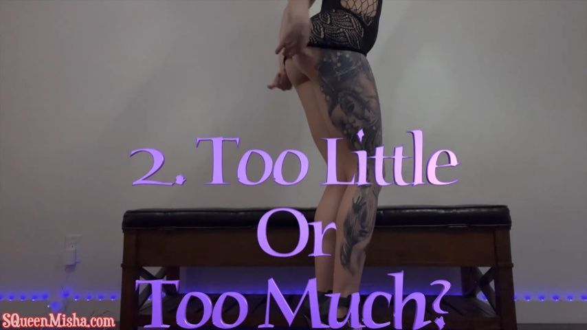 2. Too Little or Too Much