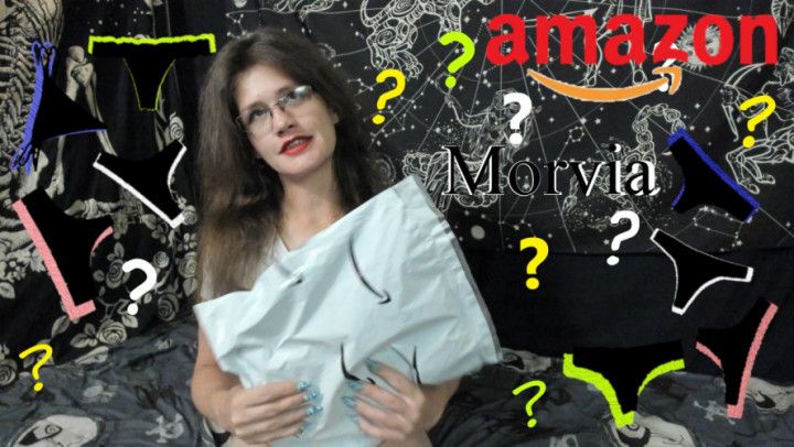 Morvia Amazon Mystery Blind Bag Thong Panty Try on Haul