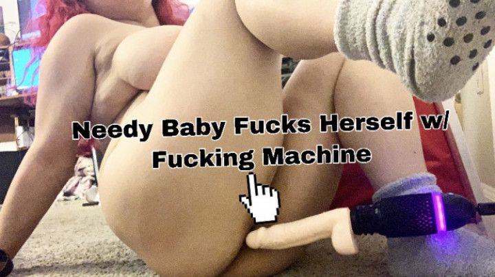 Needy Baby Fucks Herself w/ Her New Toy