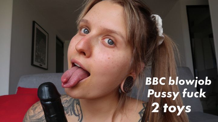 BBC pounding my creamy pink juicy pussy