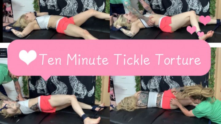 Ten minute Tickles While Tied Down