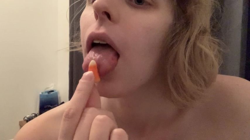 Hungry Trans Giantess Candy Corn Vore
