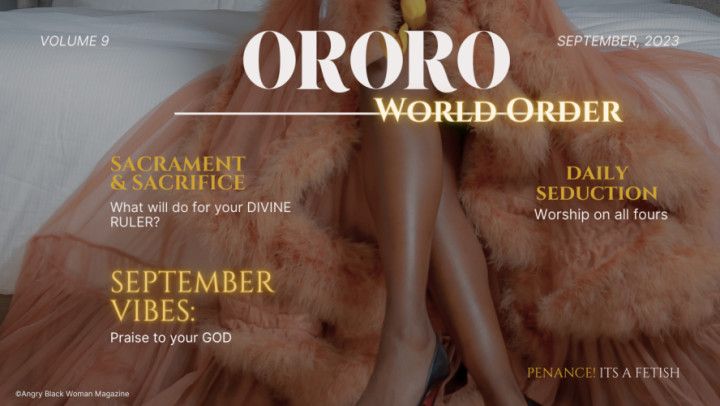Ororo World Order Vol. 9 - S&amp;S