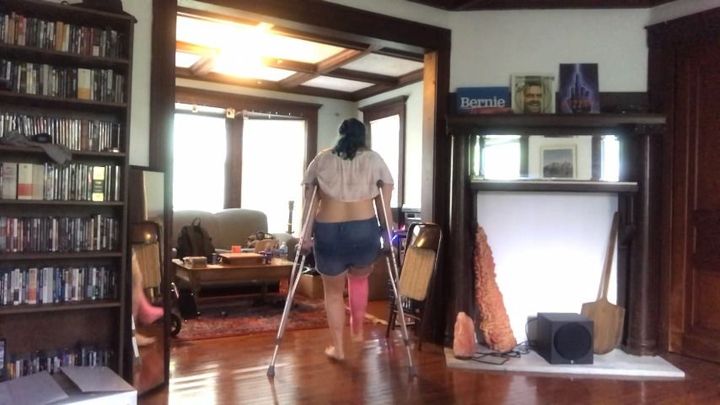 Crutching Around the House