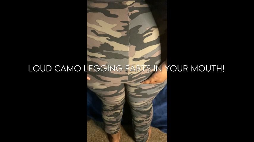 Loud Camo Legging Farts In Your Mouth