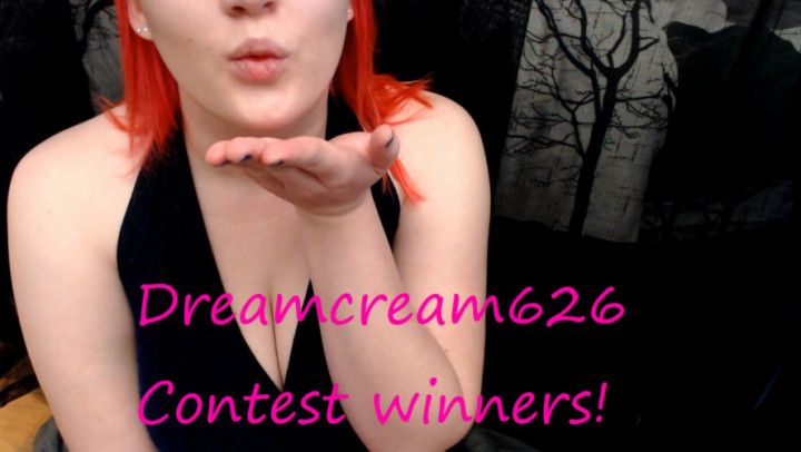 Dreamcream626 Contest winners