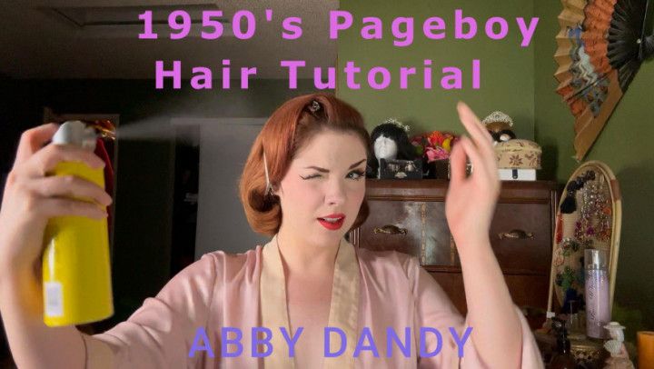 GRWM: 1950s Pageboy Hair Tutorial