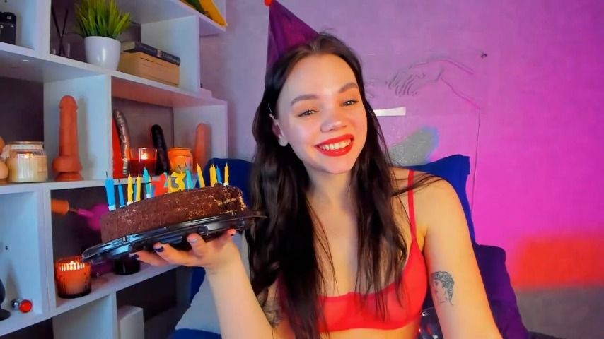 birthday wish and birthday cake