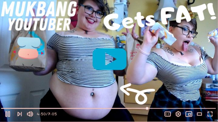 Mukbang Youtuber Gets FAT and Weighs In