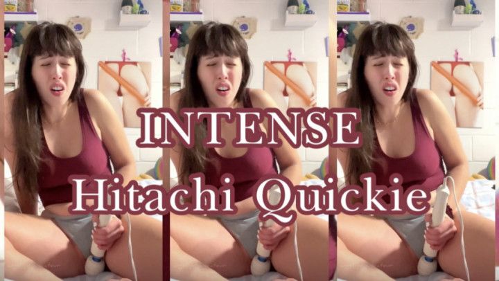 Panty-Drenching Hitachi Quickie