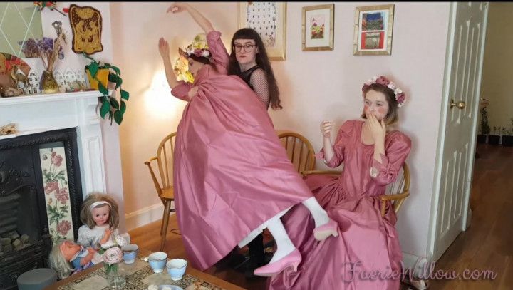 Dolls have a mesmerising sexy tea party