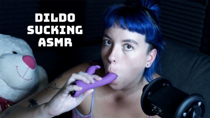 Sasha's Slopping Dildo Sucking ASMR