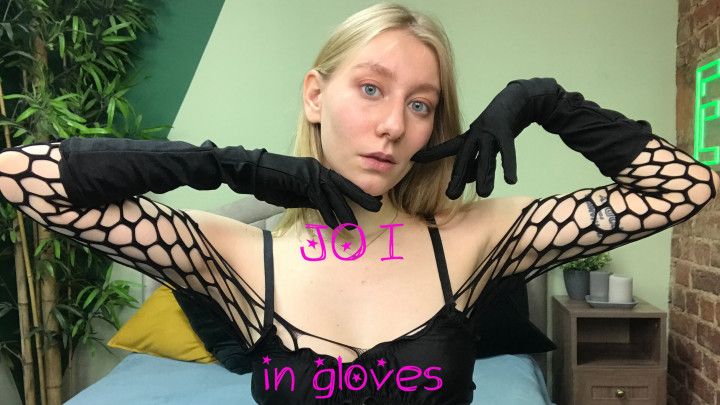 Ellen Rou Hot blonde in gloves JOI
