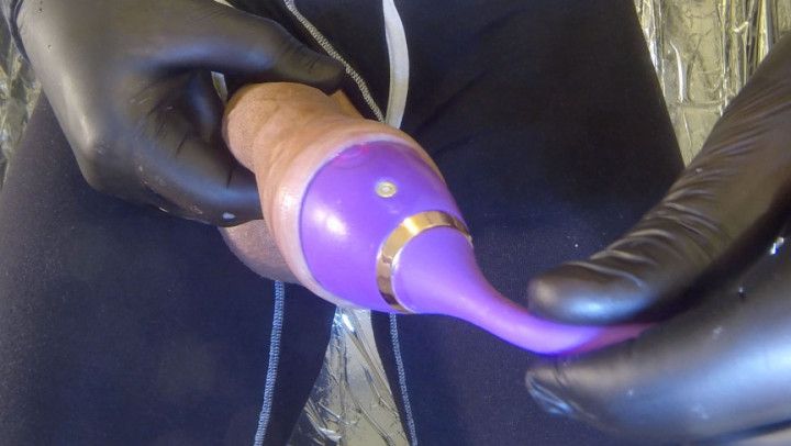 Vibrator and objects in the foreskin