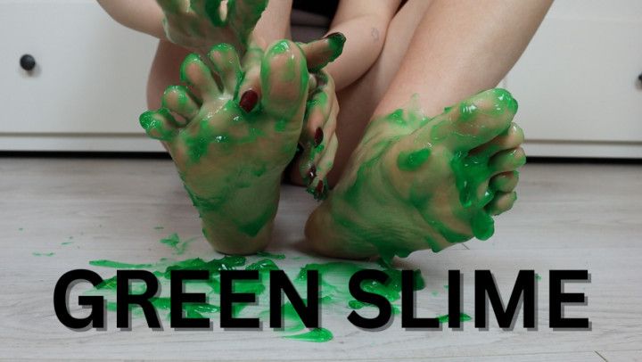 Green Slime on Feet