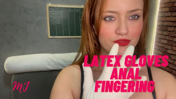 Latex Gloves Fetish - Fingering ass