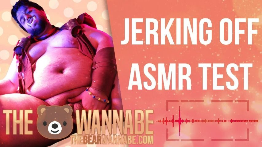 Big Bear Jerking Off and Cumming [ASMR