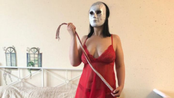 Spanking whip: me ordered to keep quiet