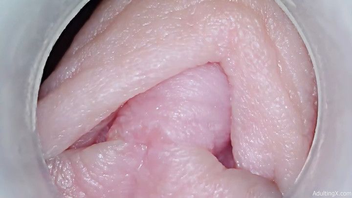 Raw: Magnified Pussy and Cervix