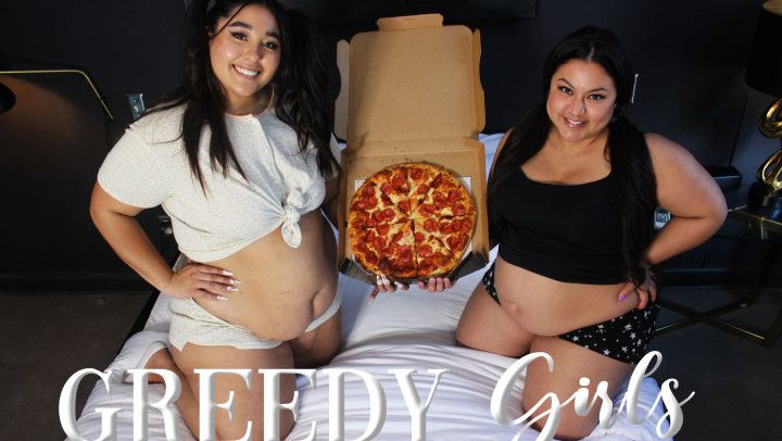 2 girls 1 pizza