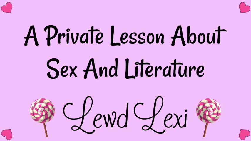 Sex And Literature Lesson With Professor
