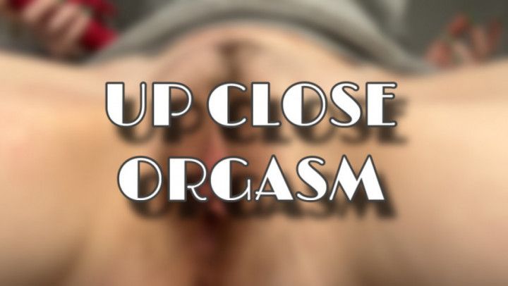 Hairy Pussy - Up Close Orgasm