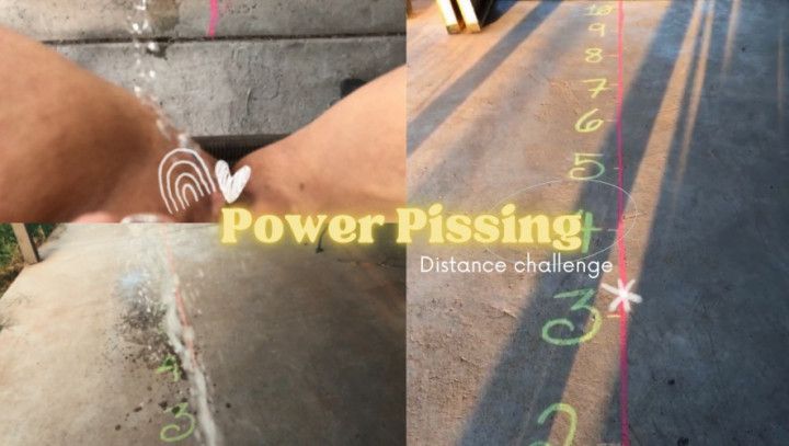 Power Pissing Distance Challenge