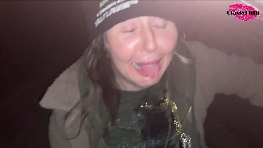 Cracky gets pissed on in the street