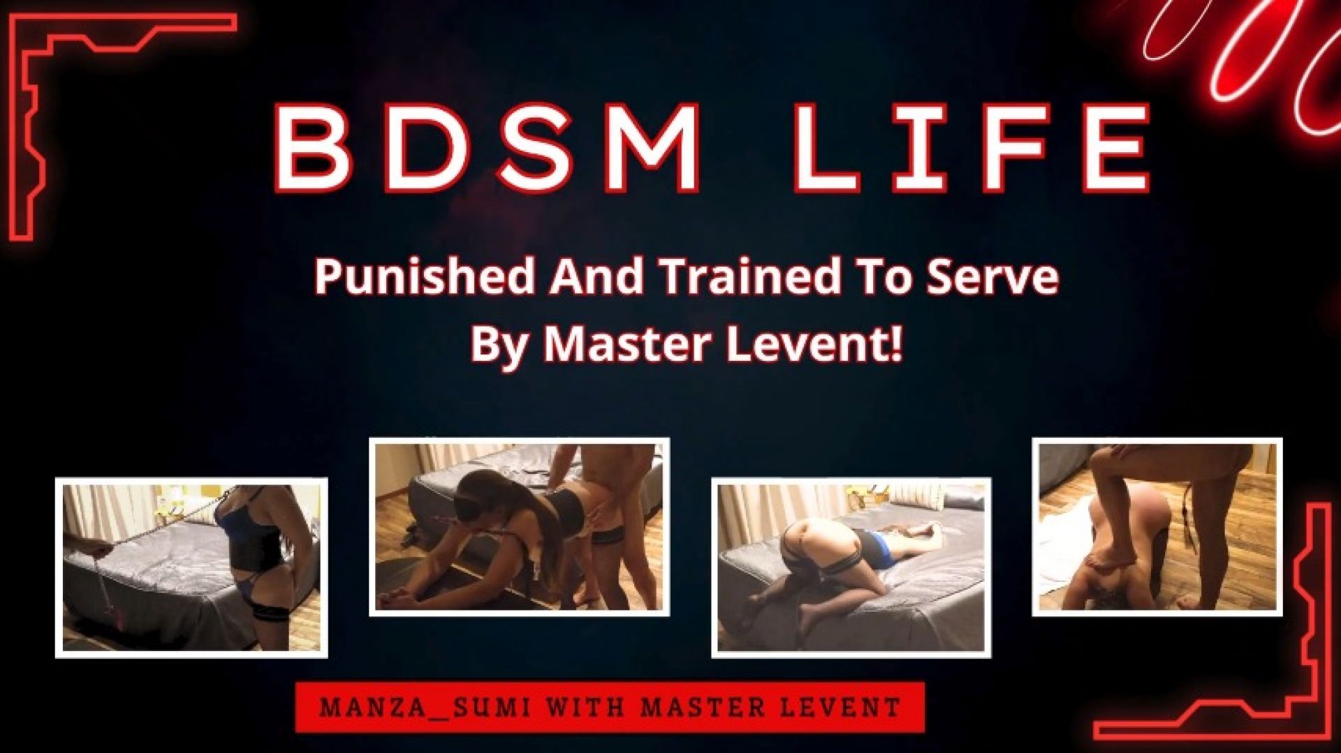 BDSM Punished and trained to serve
