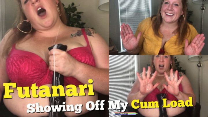 Futanari Showing Off My Cum Load