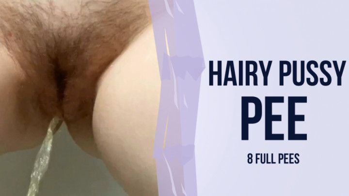 Hairy Pussy Pee