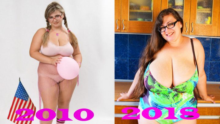 How my body changed into BBW from 2010